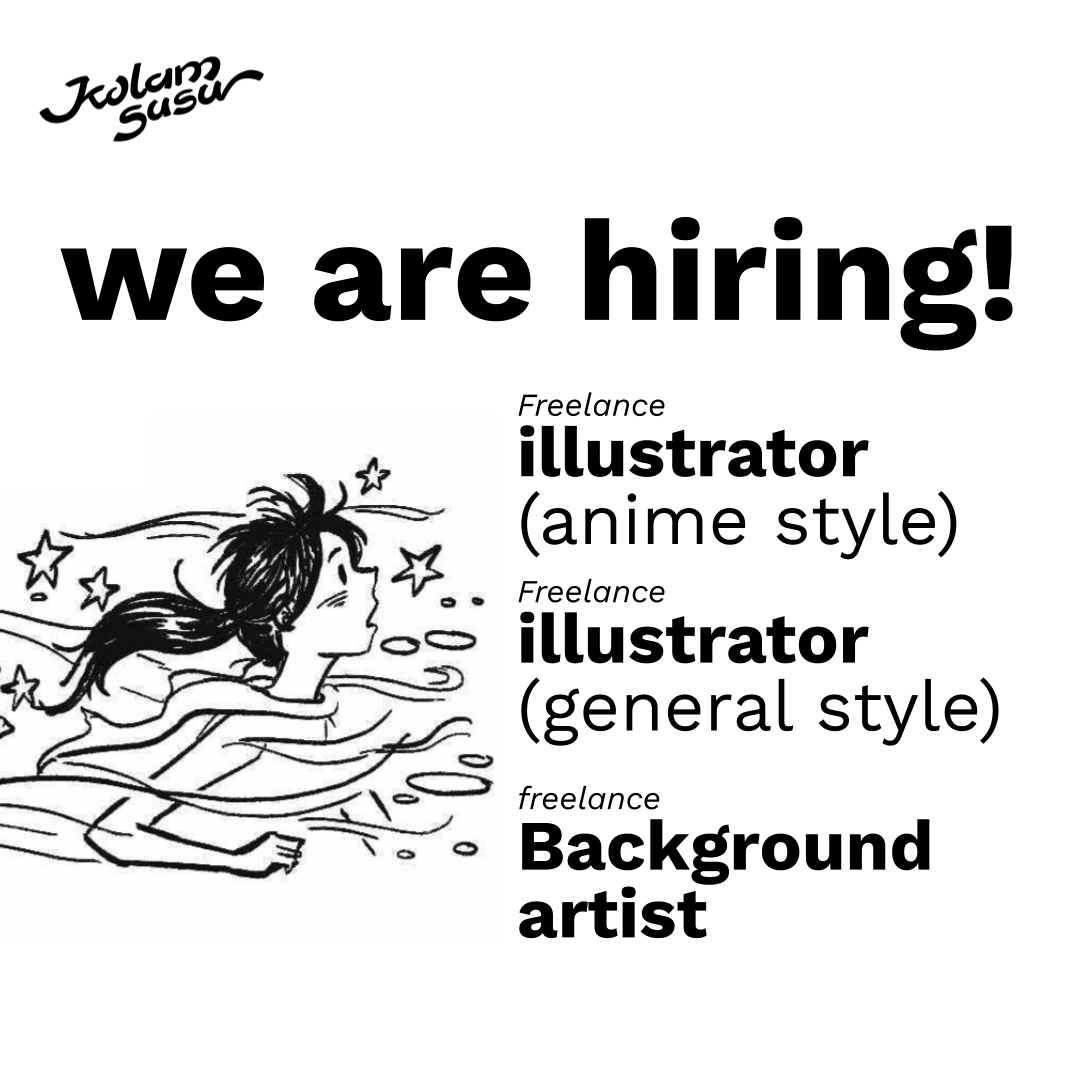 artistmenfess's tweet photo. Karyaku! Studio Kolam Susu sedang mencari talent nih, kalau lagi agak lowong boleh coba submit ^^ https://t.co/vF8Bvb2uzm