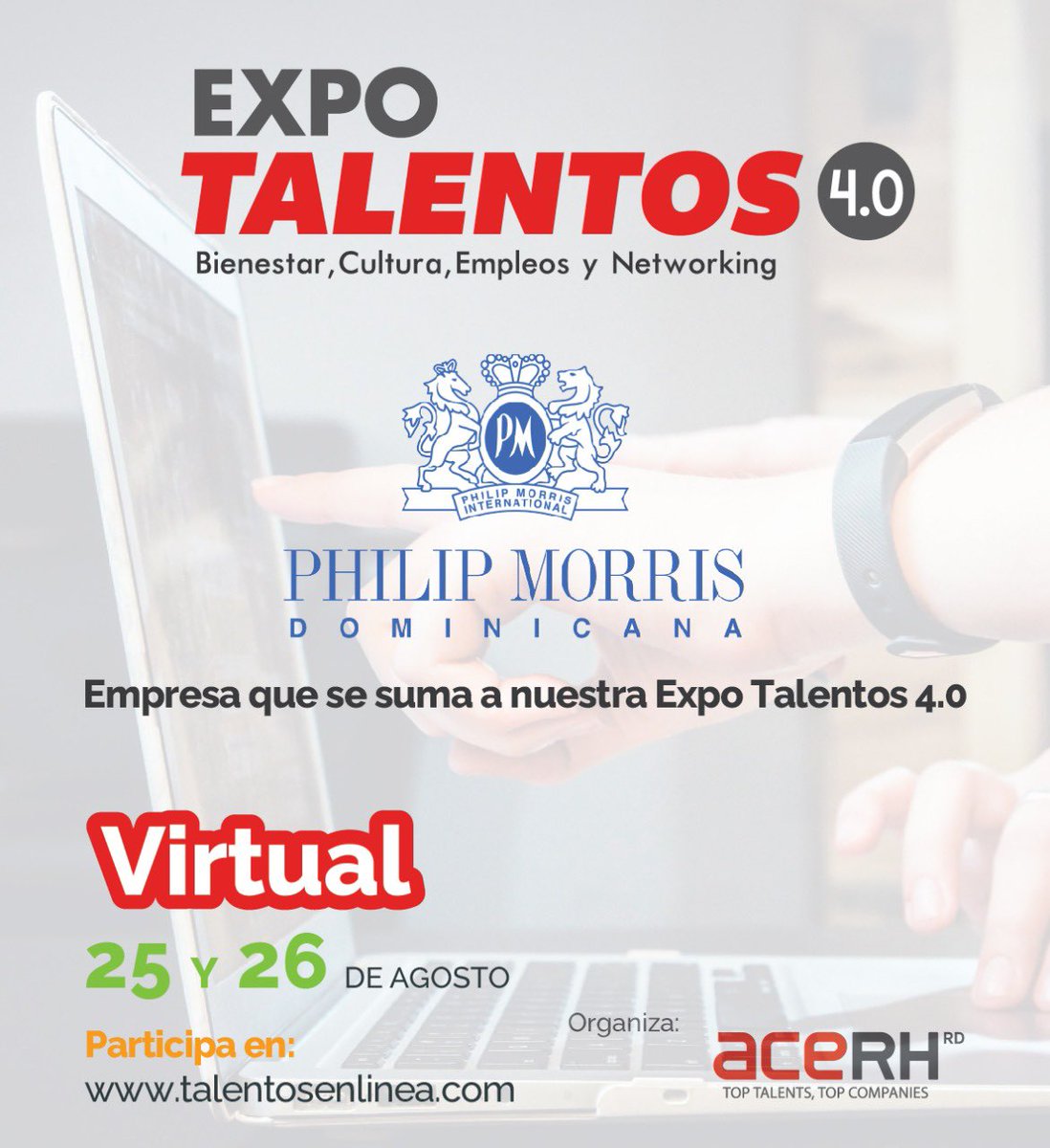 acerhrd's tweet photo. 🚨Noticia de Último minuto🚨

Philip Morris se suma a nuestra Expo Talentos 4.0 👏🏾👏🏾👏🏾

Recuerda que puedes registrarte, crear tu perfil y postularte a una de nuestras vacantes en https://t.co/ESE74xKgJH https://t.co/7hlY63R6gE