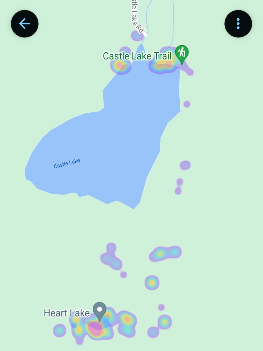 Castle Lake should be Heart Lake, and Heart Lake should be Castle Lake.  #UpStateCA