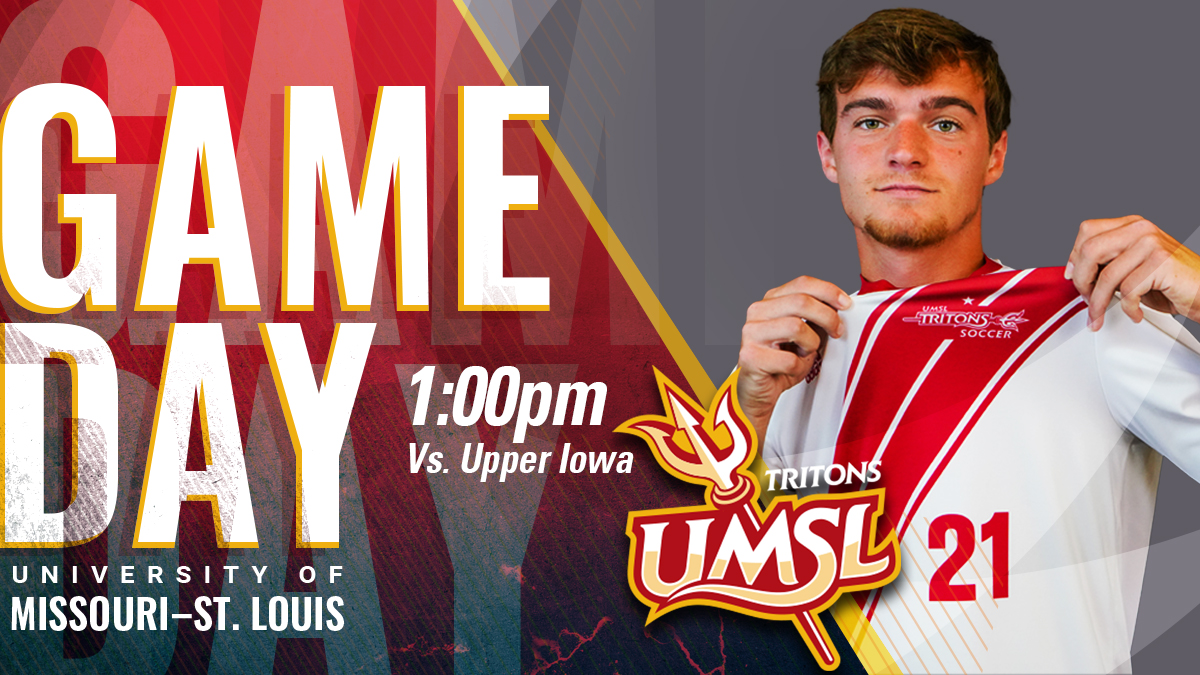 UMSLAthletics's tweet photo. .@UMSL_M_Soccer opens its home slate this afternoon with a non-conference match against Upper Iowa

📍- St. Louis, Mo. (Don Dallas Field)
🖥️ - https://t.co/FmNAvH0UJY
📊 - https://t.co/Eo0QeEPgLD
#⃣ - #GLVCmsoc #FeartheFork🔱 https://t.co/7KPFtukpkb