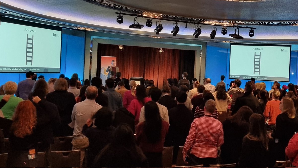 So what? <a href="/MattmFenwick/">Matthew Fenwick</a> is what. Teaching us how to frontload our design stories to create more engagement with stakeholders at #uxa2022