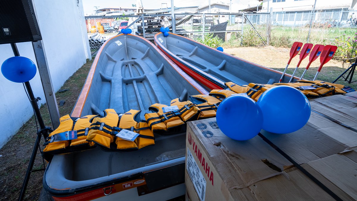 Given the geographical &amp; population features, <a href="/SiElectoral/">Solomon Islands Electoral Commission</a> offices in Western &amp; Choiseul 🇸🇧 received the much-needed outboard motor boats. It will assist #SIEC in training the temporary electoral officials to conduct #VoterAwareness sessions for the upcoming Provincial Elections.