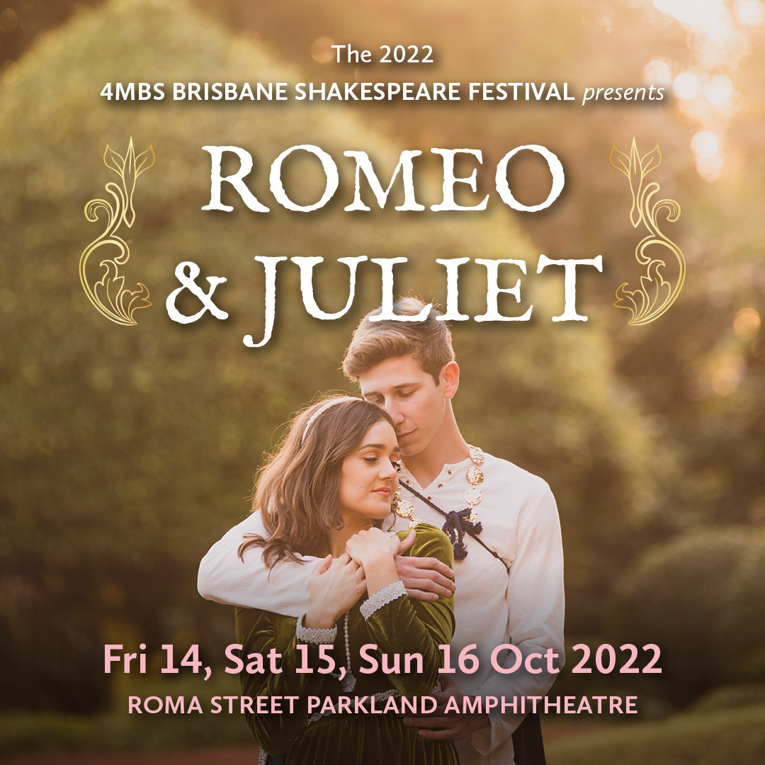 ANNOUNCING: Bookings are now open for the 2022 4MBS Brisbane Shakespeare Festival!

View program &amp; book now!
BrisbaneShakespeareFestival.com.au

Theatre | Music | Dance | Swordplay | Talks | Family fun | Radio

Presented by <a href="/4MBS/">4MBS Classic FM</a> 
Supported by Brisbane City Council &amp; Creative Street.