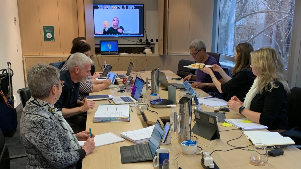 SpeechPathAus's tweet photo. While #SPweek2022 is nearly over, our Board is only warming up for a weekend of meetings. On the agenda is consideration of the strategic plan and related budget matters. A few #speechpathologyweek cupcakes are providing a little ‘sugar’ along the way. Thank U to those involved. https://t.co/Z43pR3aHcP
