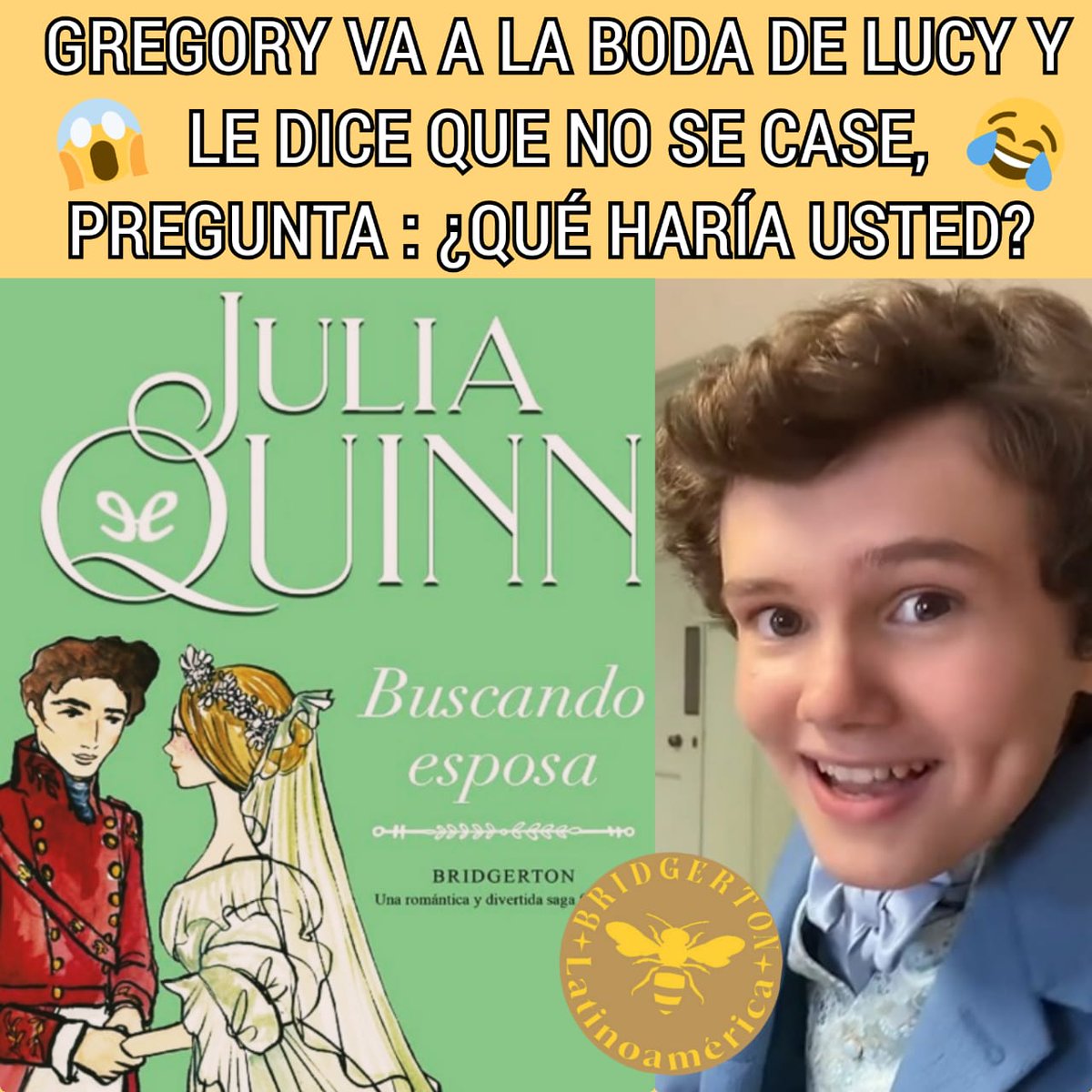 BridgertonLati2's tweet photo. La verdad yo me desmayo 🤣🤣🤣 o me fugó con el amor de mi vida 🏃♀️💖
#Bridgerton
#Bridgertonnetflix #BuscandoEsposa #gregcy https://t.co/S0oMDdJlYl