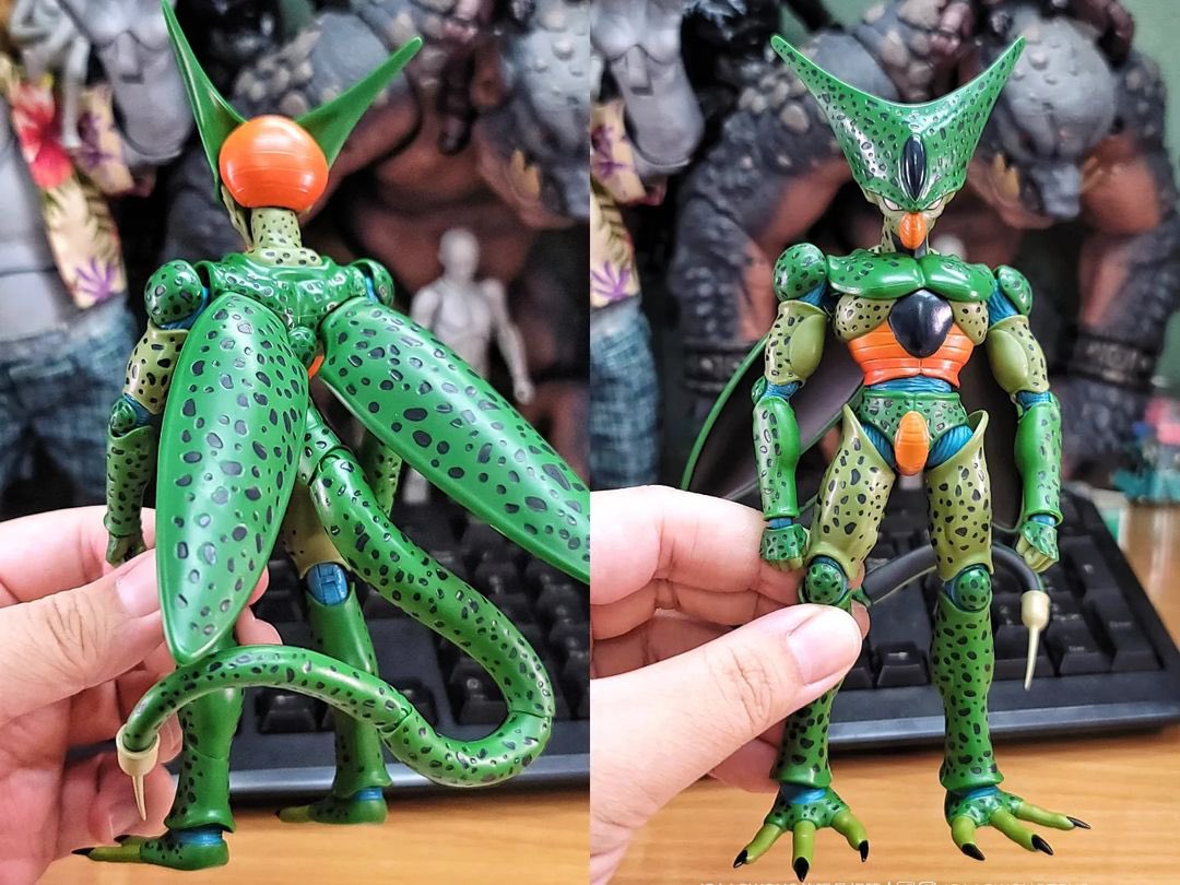 ActionActionFig's tweet photo. A look at Cell (First Form) S.H.Figuarts! 📸: @isaacwongtoys 

#ActionFigure #ActionFigures #DragonBallZ #Cell #SHFiguarts https://t.co/RsD1mL1YFN