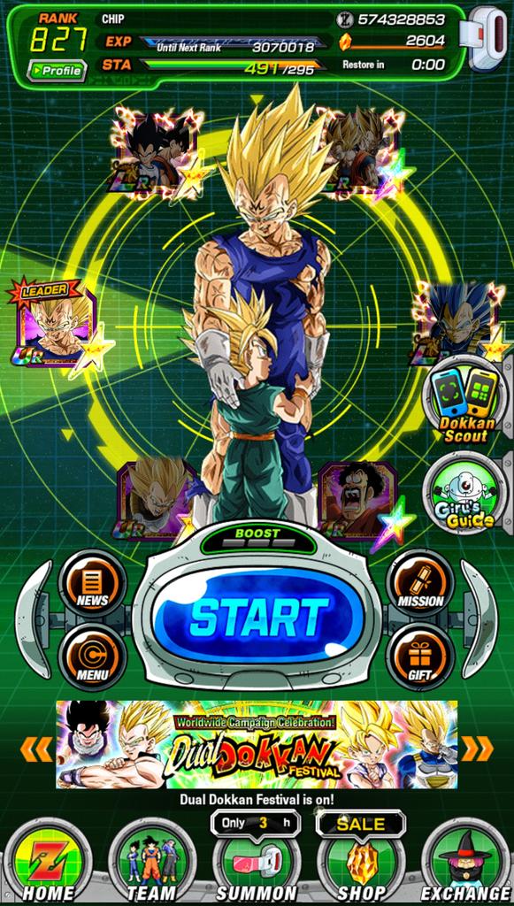 Chippar409's tweet photo. @TheMaskedNingen 2604 with nothing left to farm. (I can't beat Cell Max so that's 5 stones) https://t.co/RD5bWgfSNb