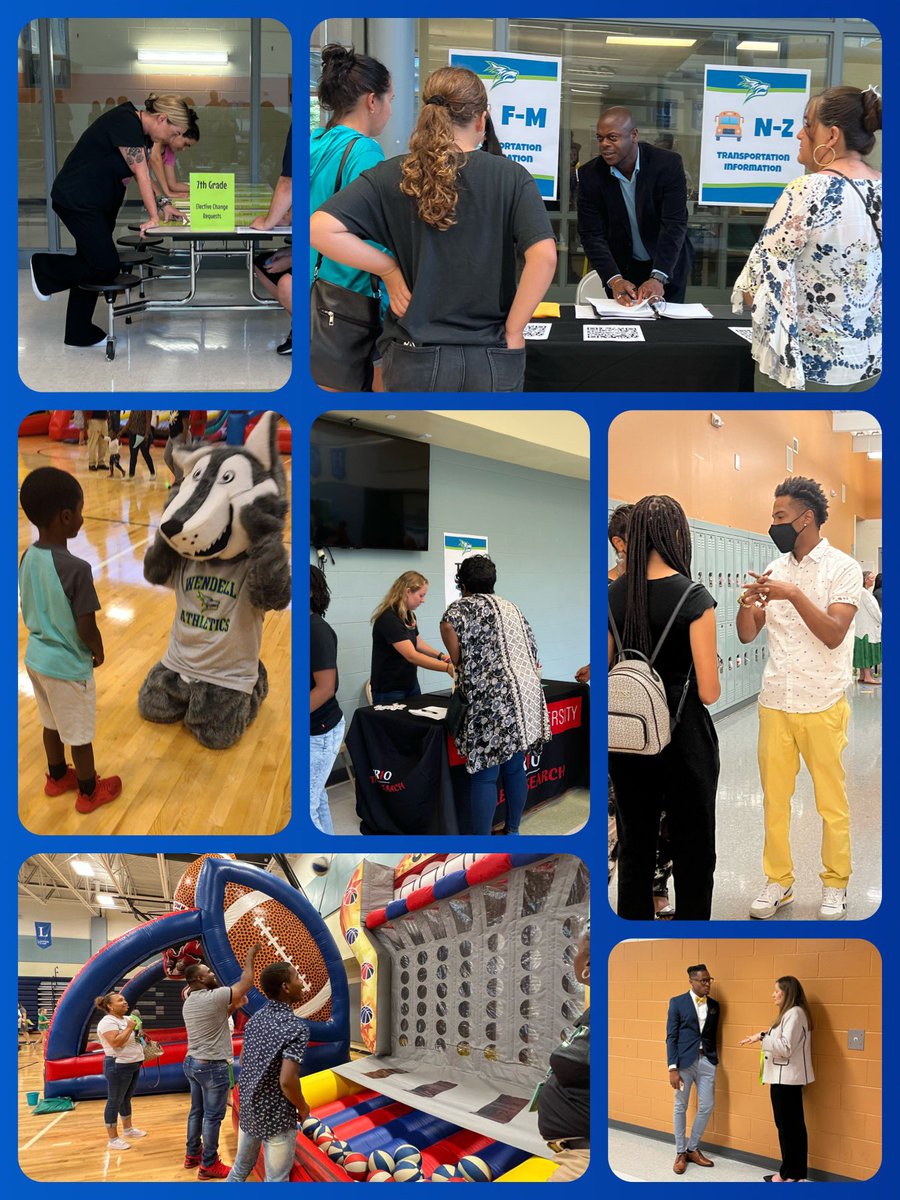 We had so much fun celebrating the start of a new school year and seeing our wolf family! #weAreWendell