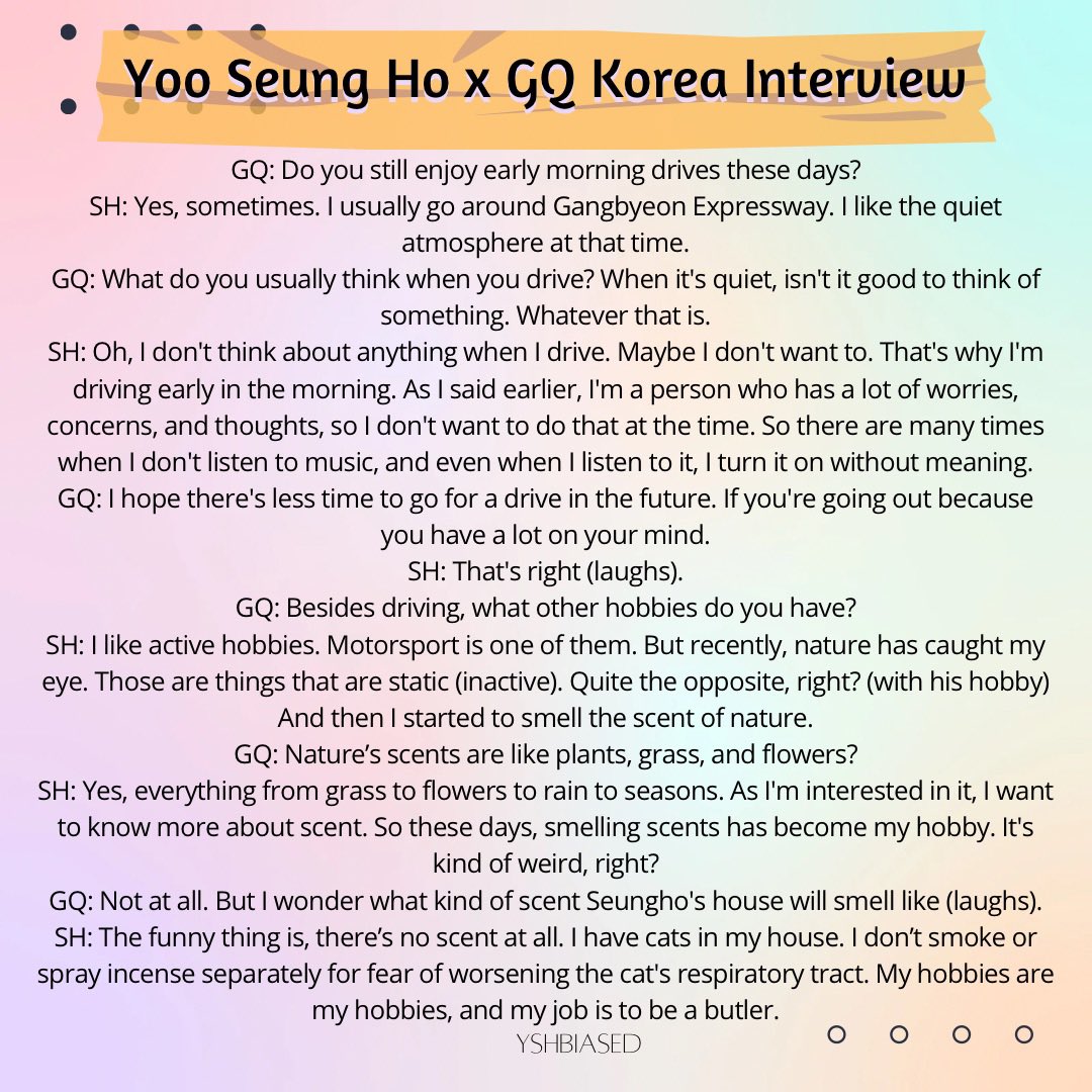 YSHbiased's tweet photo. [INTERVIEW] Yoo Seung Ho x GQ Korea Interview (eng sub)

Translate by YSHbiased
Cr: https://t.co/Xt3NtdqKsY

#YooSeungHo #유승호 https://t.co/kZzIPx8LFk