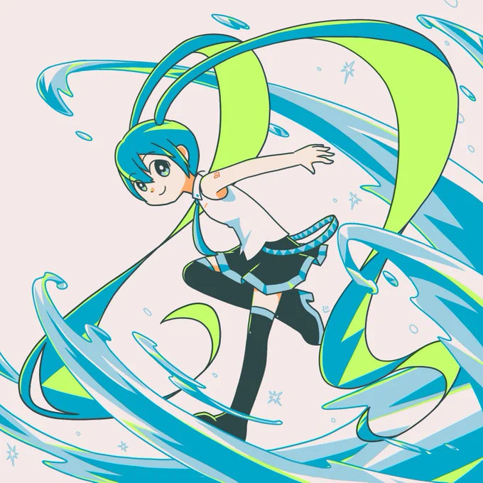 vivid sound wave#初音ミク 