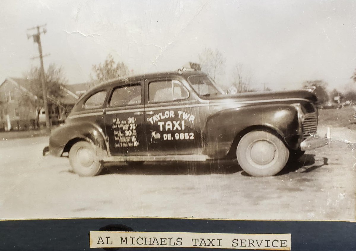 Michigan's Past on Twitter "Al Michaels Taxi Service in Taylor (Taylor Michigan Historical