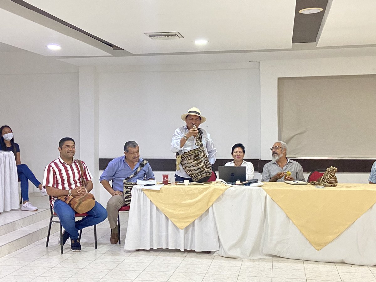 maocarmen's tweet photo. Importante espacio de encuentro y diálogo inicial entre el Mecanismo Especial de Consulta MEC y los grupos Motores de la subregión PDET Sierra Nevada, Serranía del Perijá ,el diálogo intercultural , social y Popular es el camino hacia la implementación efectiva del AFP. https://t.co/NiJBZOiIqv