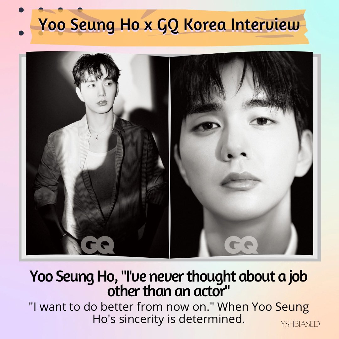 YSHbiased's tweet photo. [INTERVIEW] Yoo Seung Ho x GQ Korea Interview (eng sub)

Translate by YSHbiased
Cr: https://t.co/Xt3NtdqKsY

#YooSeungHo #유승호 https://t.co/SK9AqU5Whm
