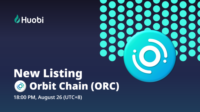 Orbit Chain (ORC) will shortly get listed on <a href="/HuobiGlobal/">火币HTX</a> Stay Tuned!😍
1⃣Pair: $ORC/$USDT
2⃣Deposit: August 24th at 14:00 UTC+8
3⃣Trading: August 26th at 18:00 UTC+8
4⃣Withdrawal: August 27th at 10:00 UTC+8

🔻For more information, please follow the link:
link.medium.com/sytwPEdqNsb