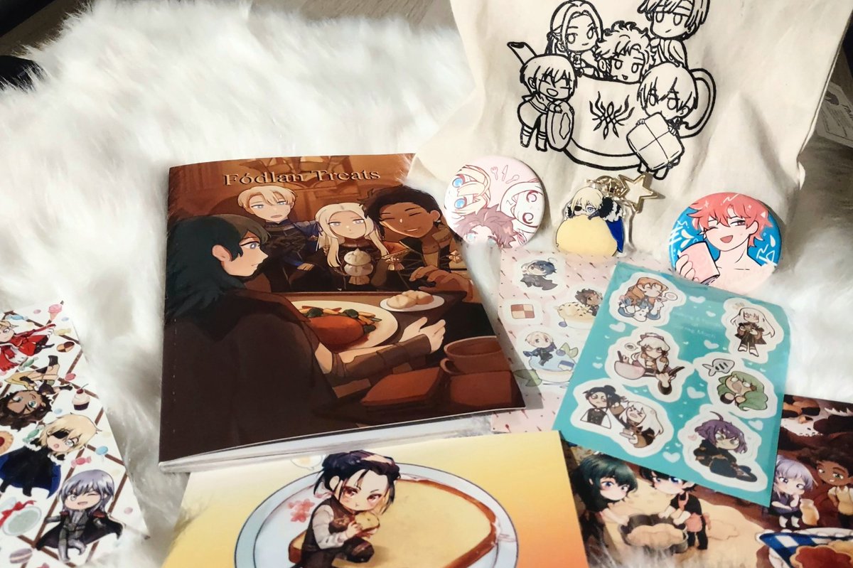 FinancedSquash0's tweet photo. Received a while back, but just found the time to snap a photo!

My copy of Fodlan Treats arrived and my shopping list has never looked more intense! So many cute goodies too! Looking forward to steadily making every recipe in the zine!
@kayazines https://t.co/1NaiCCTZ2c