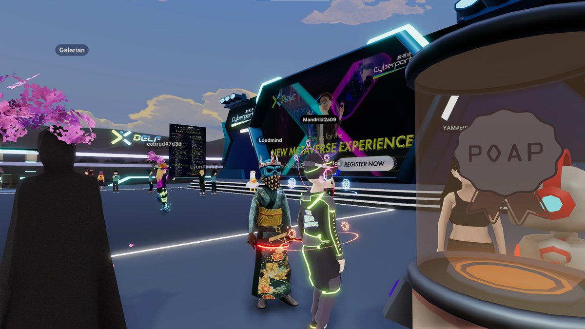 virtrixity's tweet photo. We are live at VIRTRIX HQ in @decentraland, celebrating digital entertainment with live seminar from industry leaders!!

https://t.co/IwRsC58yRt https://t.co/uu46kEIHrm