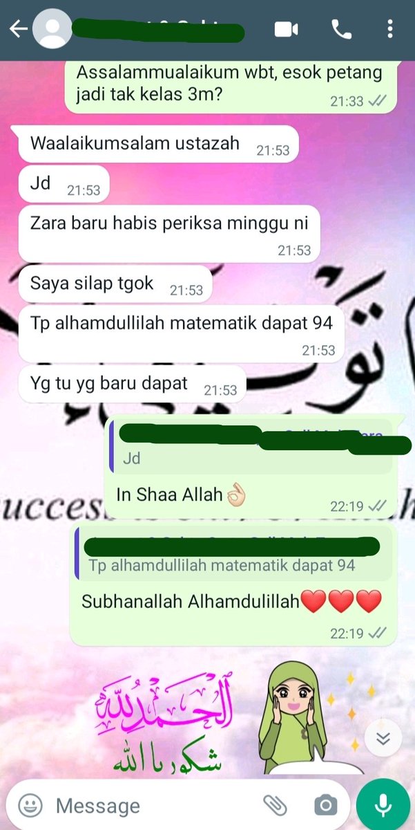 AsmaFuad7's tweet photo. Alhamdulillah murid 3M mendapat A peperiksaan baru-baru ini. 

Terima kasih Ya Allah 🤲🏻✨😍

#3M ( Membaca Menulis Mengira)
#kelas3m 
#mengajidirumah 
#mengajionline 
#KelasJawi https://t.co/rchJp86kAg