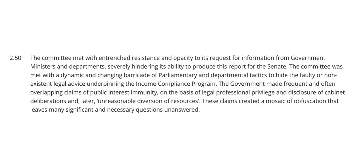 MrRexPatrick's tweet photo. The Senate’s oversight of #Robodebt was frustrated by Govt refusing to hand over legal advice related to the establishment of the unlawful scheme. The #RobodebtRC can’t compel the production of legal advice. Will @markdreyfusQCMP waive legal privilege? #auspol #CriticalInfo https://t.co/cwzDc4LDoD