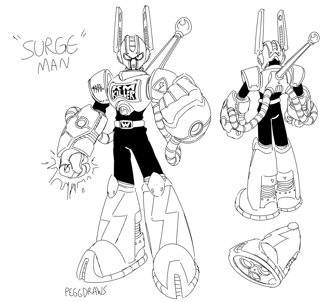 Sketch commission for @ArcandLogan!
They wanted their OC "Surge Man" drawn in a Megamix-ish style, it was really fun to make!

Thank you very much for commissioning me!! 
