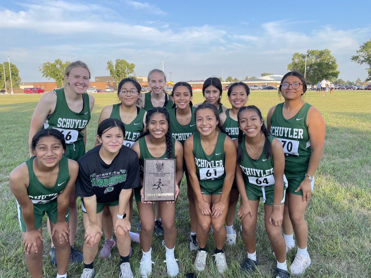 SCS_Activities's tweet photo. Girls won the Logan View Invite with Deanda taking first!.  Bywater 2nd on the boys side. #WeareSchuyler! https://t.co/n0dWZLTk8U