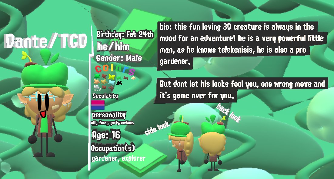 TgdOffical's tweet photo. UPDATE ON MY OC:

My main oc now has a gf.

TGD by @TgdOffical (Me!!!)

Sonia.EXE by @Octo_Agent1075 

yes funny 3d creature dating a EXE. https://t.co/pvtdaffQpJ