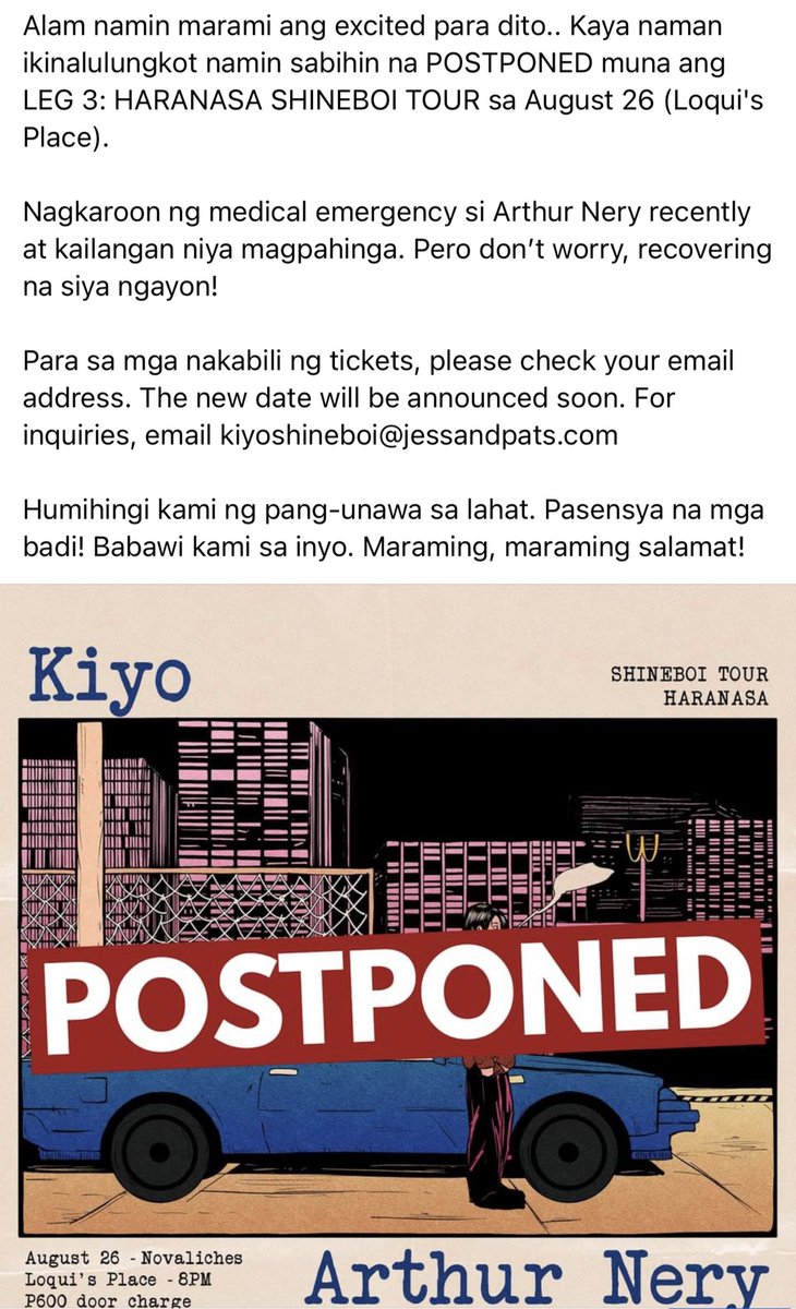 Yukihirorubio's tweet photo. goodmorning post lang ako dito baka may di pa nakaka alam! hindi rin mapush through ang event dahil may emergency din ako sa mama ko, nasa hospital din kami. need nya ako ngayon! para sa mga nakabili may choice kayo magrefund or ikeep para mag wait ng announcement. many matsala! https://t.co/I9MHBVxiKk