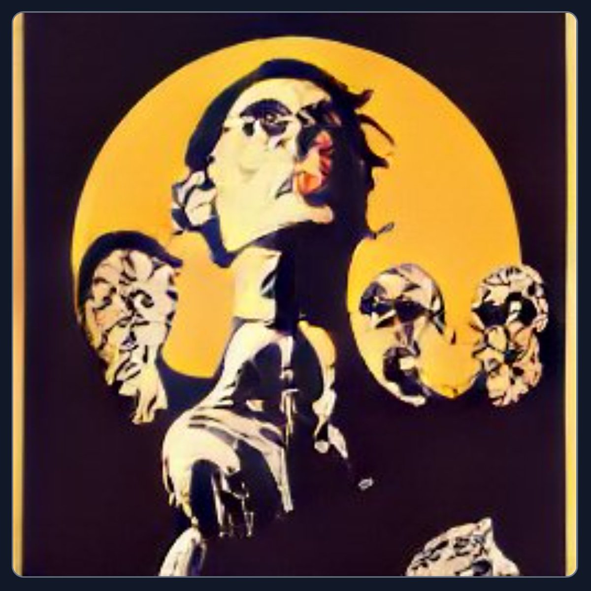 adammessinger's tweet photo. I've been running headlines thru AI art generators. This time it's "Al Creating 'Art' Is An Ethical And Copyright Nightmare" in the style of a 1950s horror movie poster. The contenders: #Craiyon (née Dall-E Mini), #MidJourney, and #StableDiffusion. Which captured it best? https://t.co/YaTzrCotdP