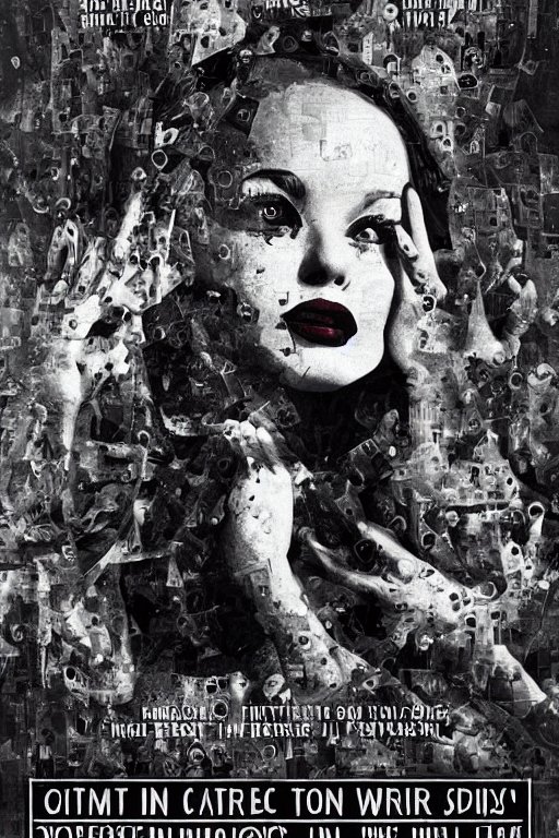 adammessinger's tweet photo. I've been running headlines thru AI art generators. This time it's "Al Creating 'Art' Is An Ethical And Copyright Nightmare" in the style of a 1950s horror movie poster. The contenders: #Craiyon (née Dall-E Mini), #MidJourney, and #StableDiffusion. Which captured it best? https://t.co/YaTzrCotdP
