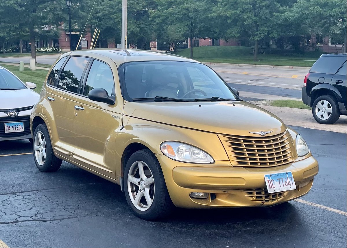 Anyone else feel like the PT Cruiser is growing scarce? This one is in nice shape. #Chrysler #PTCruiser