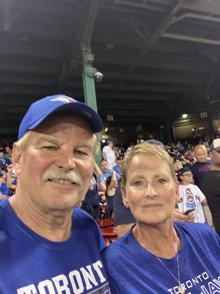 BarryLitun's tweet photo. Enjoying a second straight mail biter at Fenway Park. Let’s go Blue Jays! https://t.co/Mvo5pHH7A8