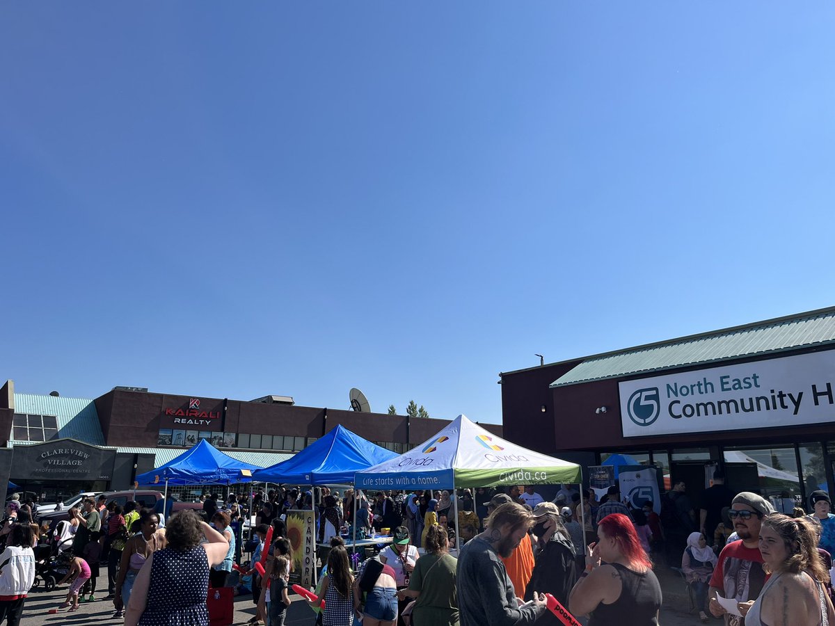 Wow. From the bottom of our hearts thank you to everyone who came out to celebrate with us today at the C5 Annual Block Party. We are completely blown away. @BentArrowYEG @NorwoodCentre @BoyleStreet @TerraCentre @YEGNewcomers