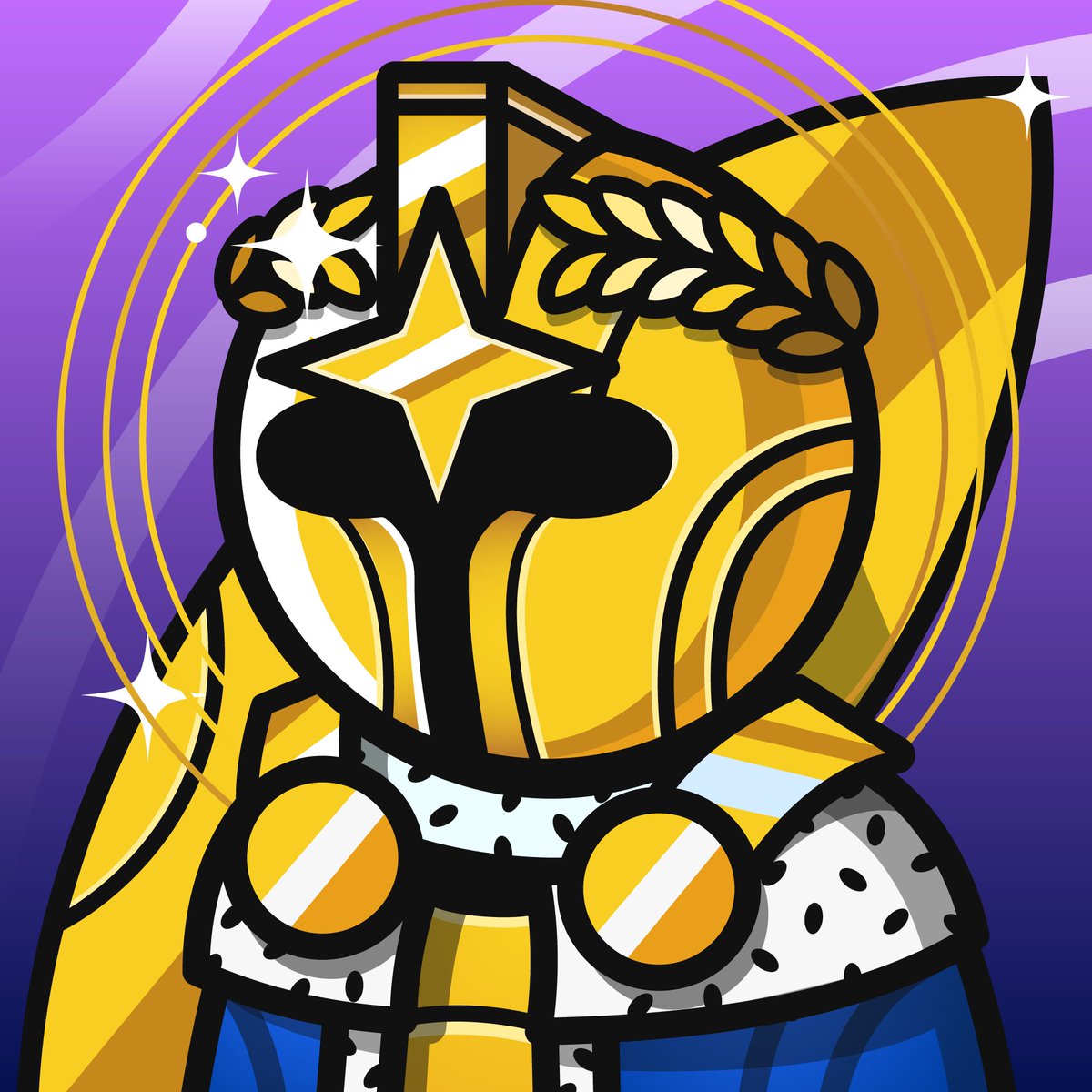 SpaceRidersXYZ's tweet photo. Gilded Gladiator 🛡️ https://t.co/l94z6paLi0