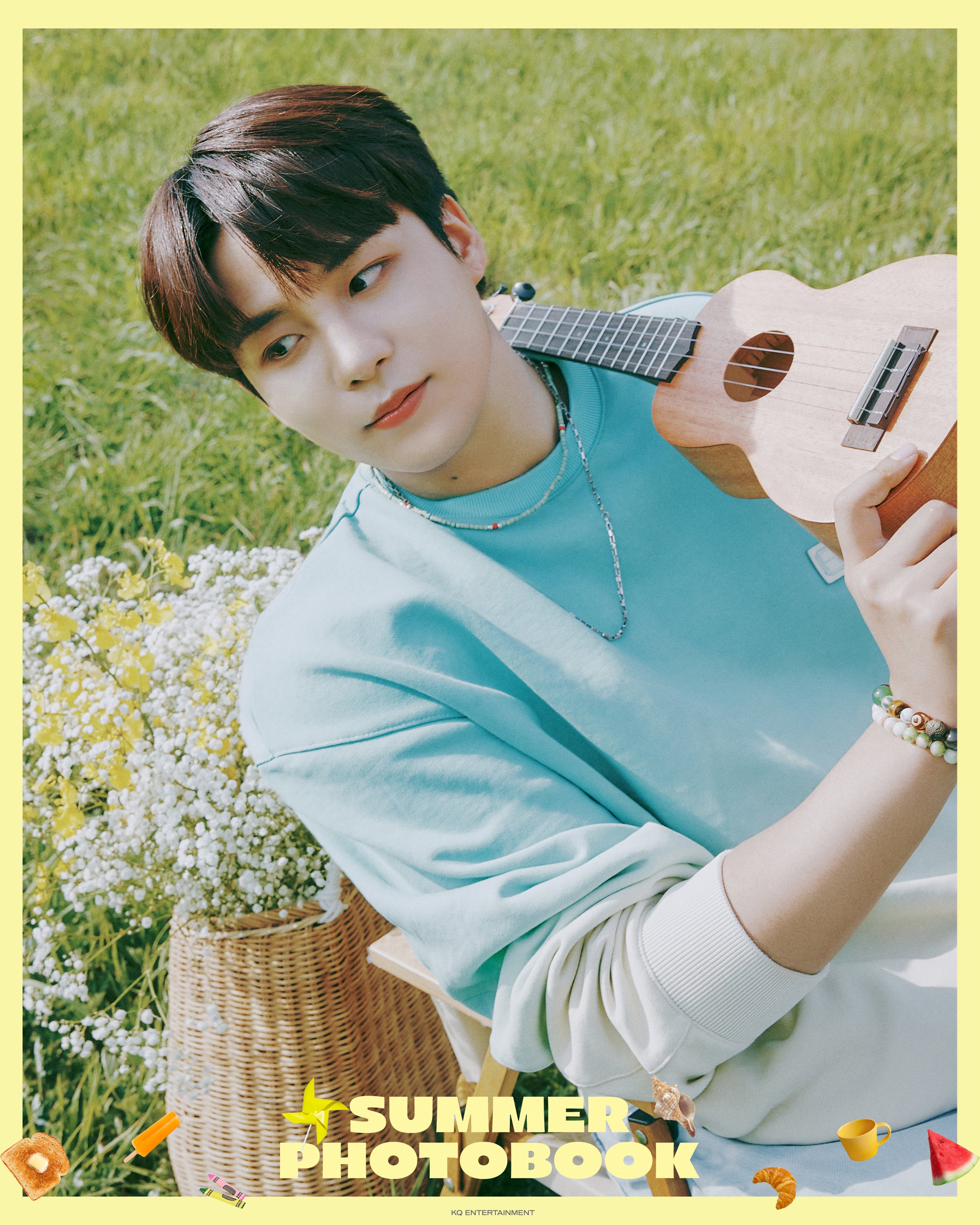 ATEEZ summer photobook 2022 KQ特典 トレカ ユノ ATEEZ 2024 SUMMER PHOTOBOOK - KQ Shop Pre-Order Benefit