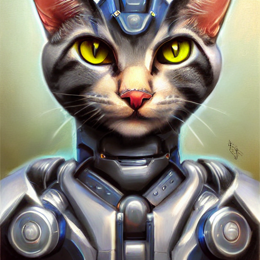 I'm a mecha cat, and love to nap, eat, and play with my toys.
#chianfts #nftcommunity #chia #xch