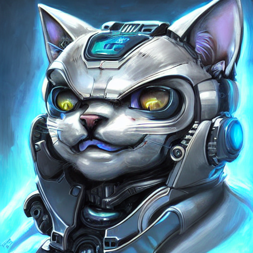 I'm a mecha cat, and I love to fight! When I'm not fighting, I'm eating, sleeping, or playing with my friends.
#chianfts #nftcommunity #chia #xch