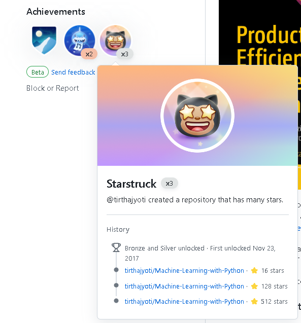 #github giving new badges