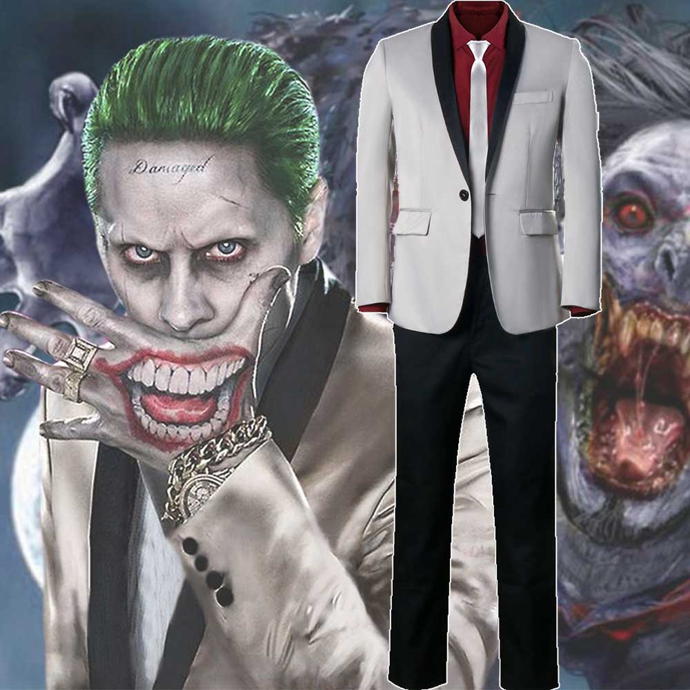 HallowCos on X: #JaredLeto Batman #Joker Suicide Squad Cosplay Costume   / X