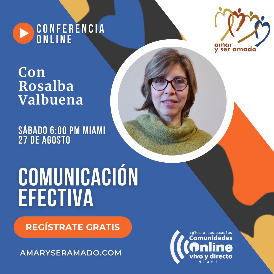 Este Sábado 27 de Agosto continuamos con nuestras conferencias, esta vez hablando de Comunicación Efectiva. 

No se trata del qué, sino el cómo lo digo. El vehículo de la comunicación efectiva hace contacto con el otro y nos ayuda a manejar las diferencias y los conflictos.