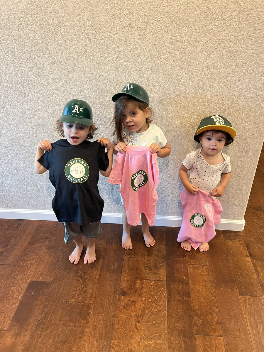 CarloDias33's tweet photo. We have practiced our chants, bought our game day shirts and looked up pictures of the best mascot in MLB, Stomper! These kids are heading to their first Oakland A’s game on Saturday and I couldn’t be more excited for them! #OaklandAs @Athletics @Stomper00 https://t.co/w3EwbK1YQb