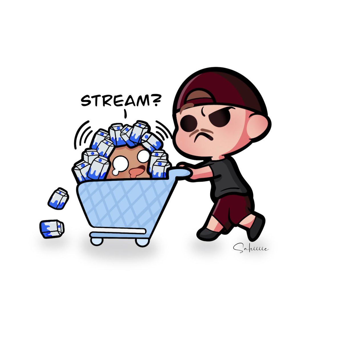 I lied, art makes me happy.

Day 9/30 of fan art.  I miss Timmy 🫠 Still getting that milk.