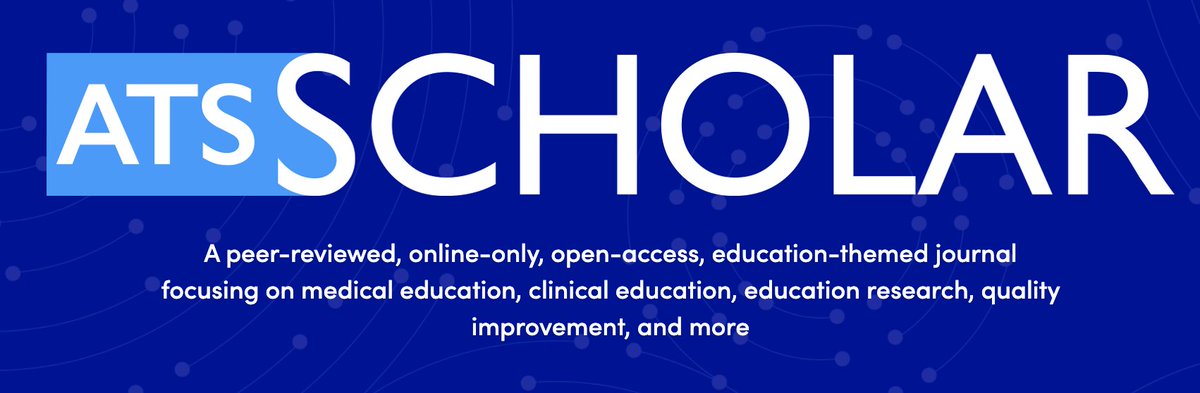 ATSMedEd's tweet image. #SpotlightSaturday

@ATSScholar has a unique manuscript category (#HowITeach) that was specifically developed for the clinician educator with an expertise in a particular topic in Pulmonary, Critical Care or Sleep Medicine. 

Learn more here:
tinyurl.com/2p8rxn54

@NitinSeam
