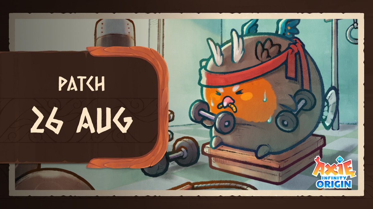 AxieInfinity_ES's tweet photo. Dentro de una hora, lanzaremos un parche en Origin!

El juego estará inactivo hasta que se completen las actualizaciones.

📜 | https://t.co/q3ueNQdcEK https://t.co/vYmw3QFz30