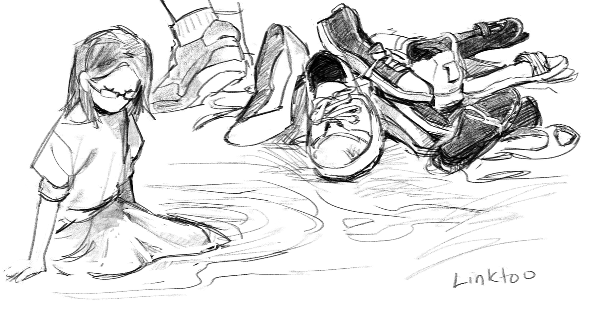 Down by the bay
a man made of clay
Dips his toes into the ocean
trying to wash himself away
He jumps into the pond and he starts to dissolve
And he dreams about the streams that bleed into the Amazon