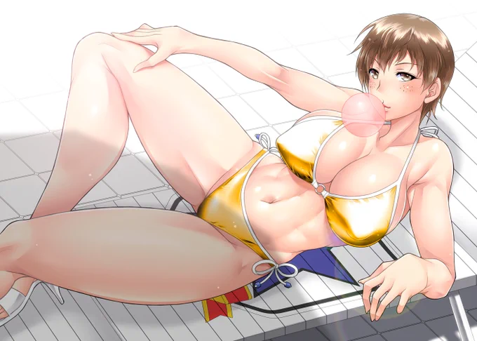 ガルパンで最もフーセンガムの似合う女( ˘ω˘)(RT 