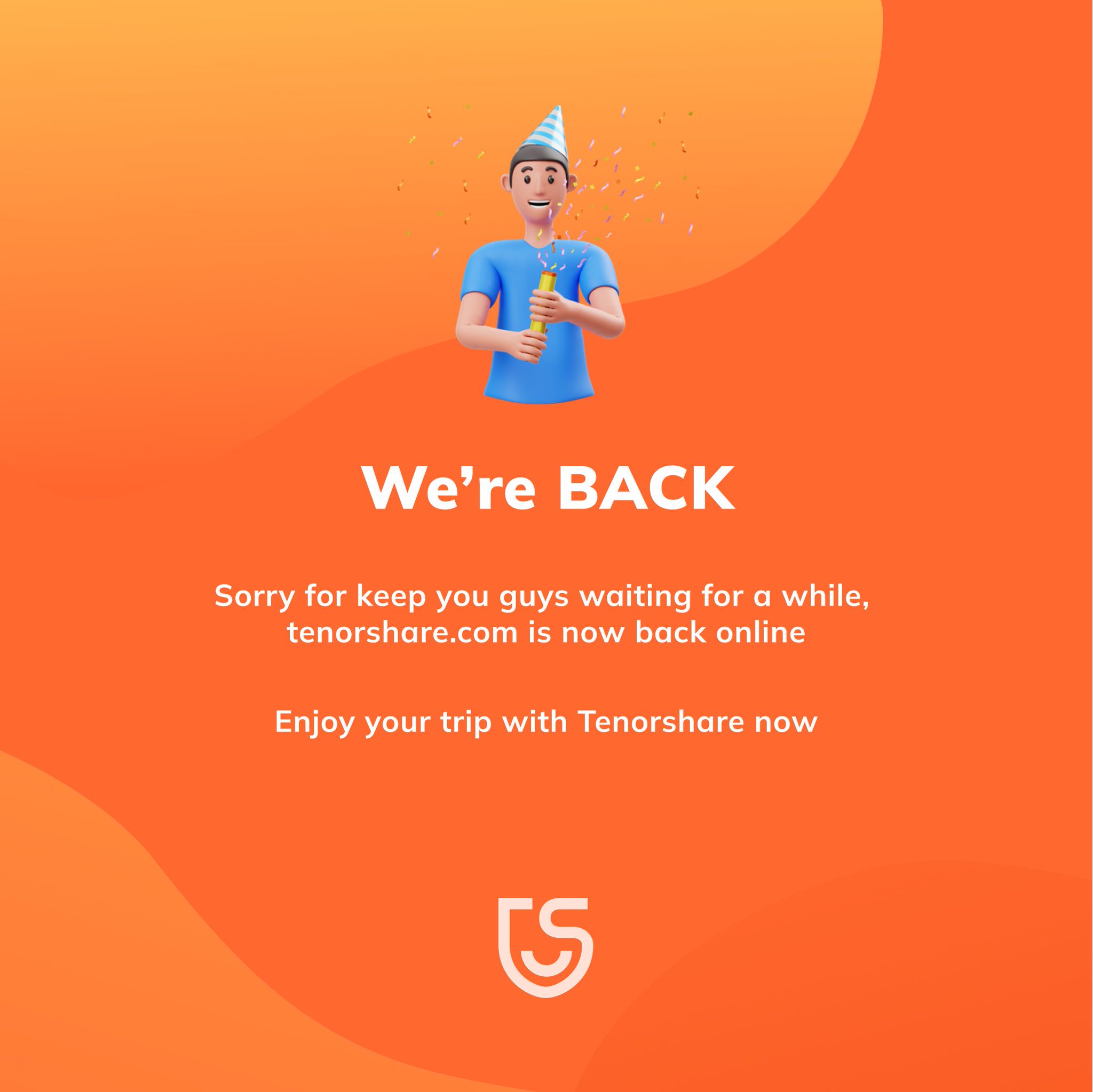 Tenorshare_Inc on Twitter: "🤗We're Back!! So sorry for waiting for a ...