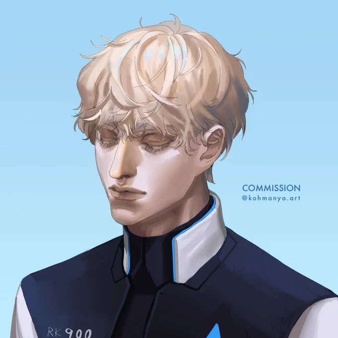 Some headshot commissions #commission #commissionsopen #headshot #y2k #prettygirls #android #detroitbecomehuman #procreate 