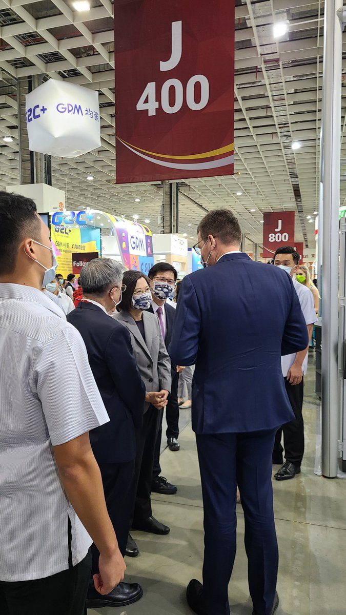 DE_Taiwan's tweet photo. On August 24, we had the honor to welcome the VIP tour including President Tsai Ing-wen at our German Pavilion at the Automation Exhibition.
Visit our website to read the full press release: https://t.co/VdjubtfzL6
#PartnerInTaiwan https://t.co/Jmjjt6eOJu