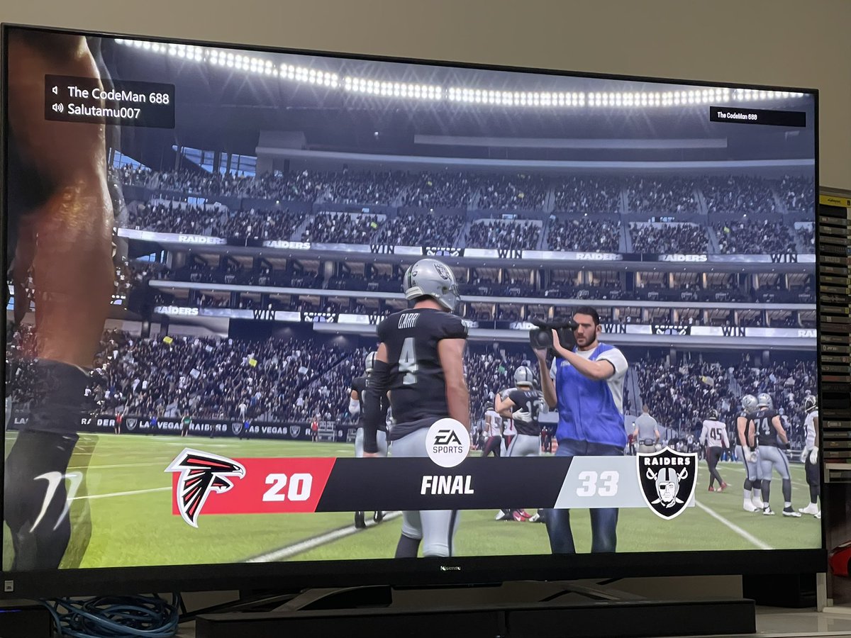 ChristianGang16's tweet photo. Madden 23 wins https://t.co/XPeyvJe80E