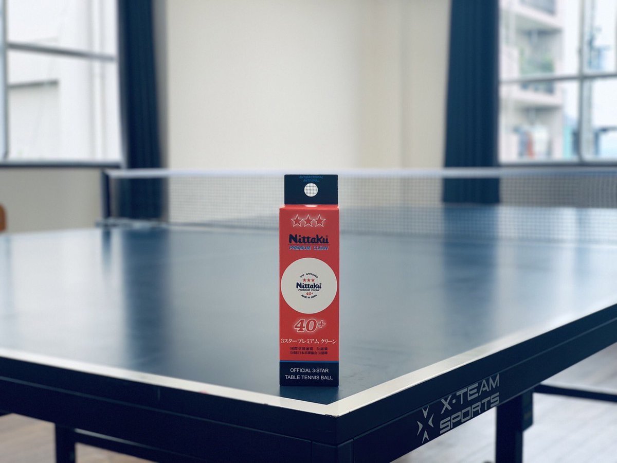 SHOPTARGET2022's tweet photo. 最近Nittaku3スタープレミアムクリーンが売れてます🏓✨

#Nittaku #新潟市 #卓球場TARGET
#SHOPTARGET https://t.co/ajKFj2dgXa