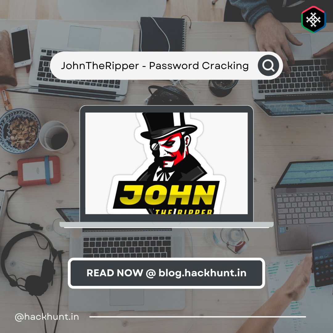 hackhunt_in's tweet photo. JohnTheRipper - 
https://t.co/3dbAC0BqxQ

#HackHunt #HuntersChoice #Hack #Hacker #Hacking #EthicalHacking #Network #EthicalHacker #Cybersecure #Cybersecurity #Vulnerable #Software #Pentesting #XSS #KaliLinux #JohnTheRipper #Tutorial #Crack #PasswordCracking #JohnRipperWindows https://t.co/S4QRZwp57u
